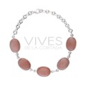 Medium Adularia Bracelet in Sterling Silver 925
