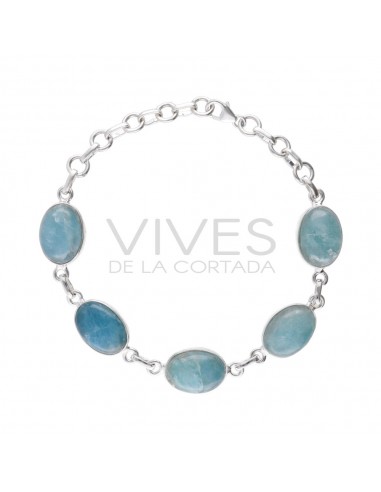 Bracciale di Acquamarina di medie...