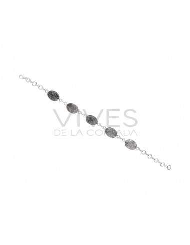 Bracciale di Quarzo Tormalinato di...