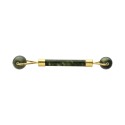 Jade Massager with Double Roller in Golden Bath