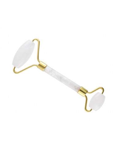 White Quartz Massager with Double Roller