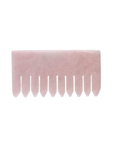 Massaggiatore Pettine in Quarzo Rosa