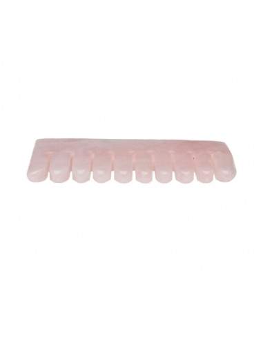 Massaggiatore Pettine in Quarzo Rosa