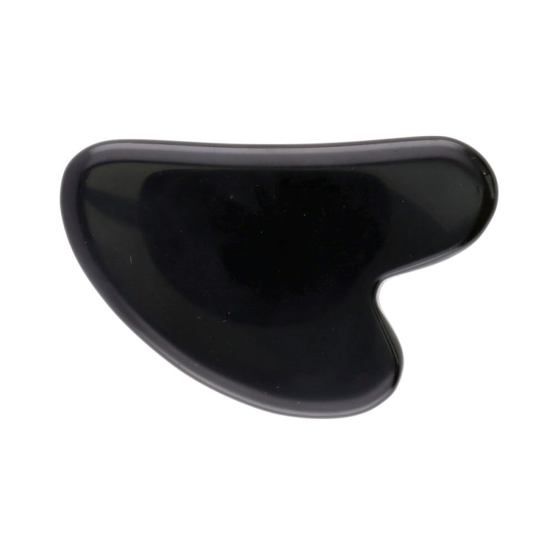 Massaggiatore Gua Sha in Obsidiana -3-