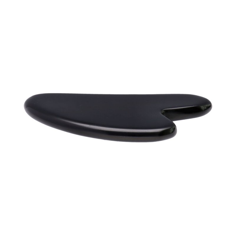 Massaggiatore Gua Sha in Obsidiana -3-