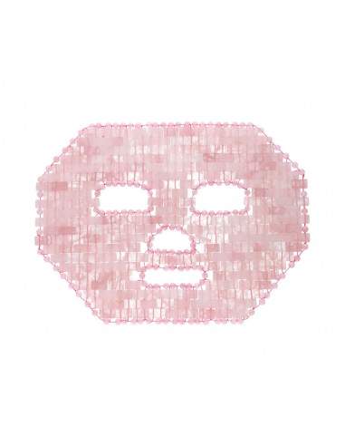 Maschera viso in quarzo rosa