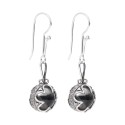 Boucles d'oreilles en quartz articulé de Gotland
