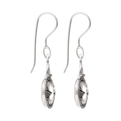 Orecchini Gotland Piano Articolato Quarzo in Argento Sterling 925