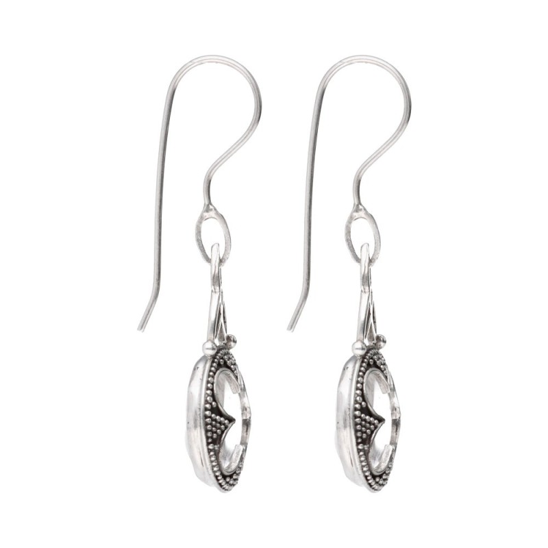 Orecchini Gotland Piano Articolato Quarzo in Argento Sterling 925