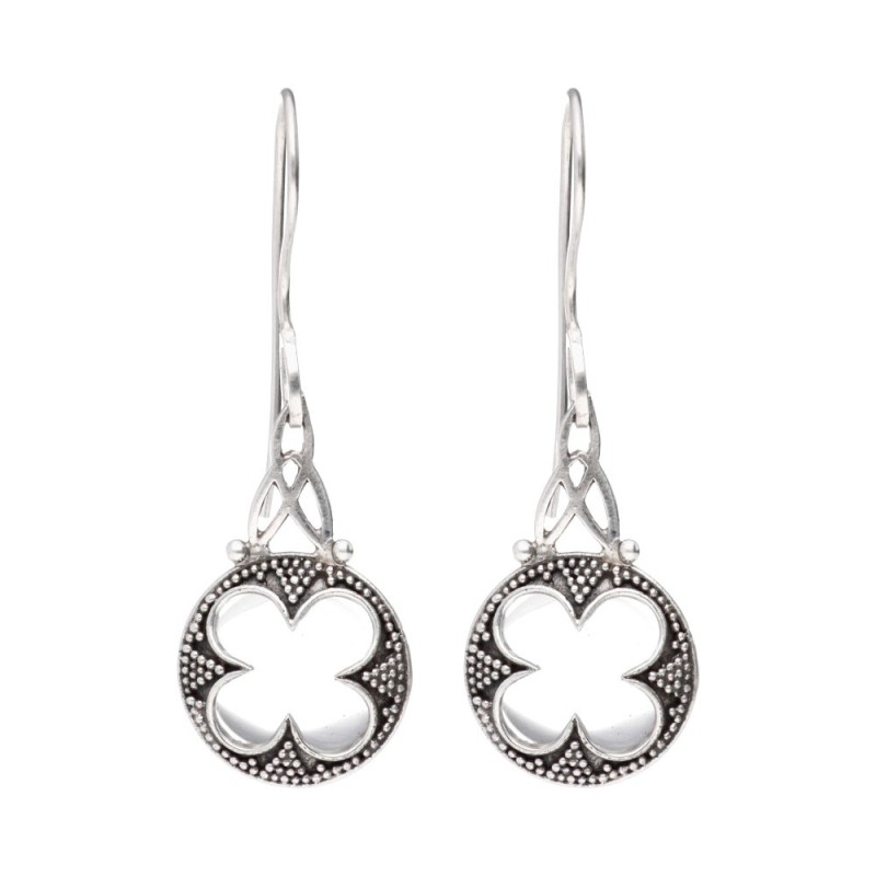 Orecchini Gotland Piano Articolato Quarzo in Argento Sterling 925