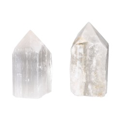 Punte Semipolished di Selenite (Confezione da 500g)