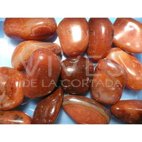 Carnelian rolled large.