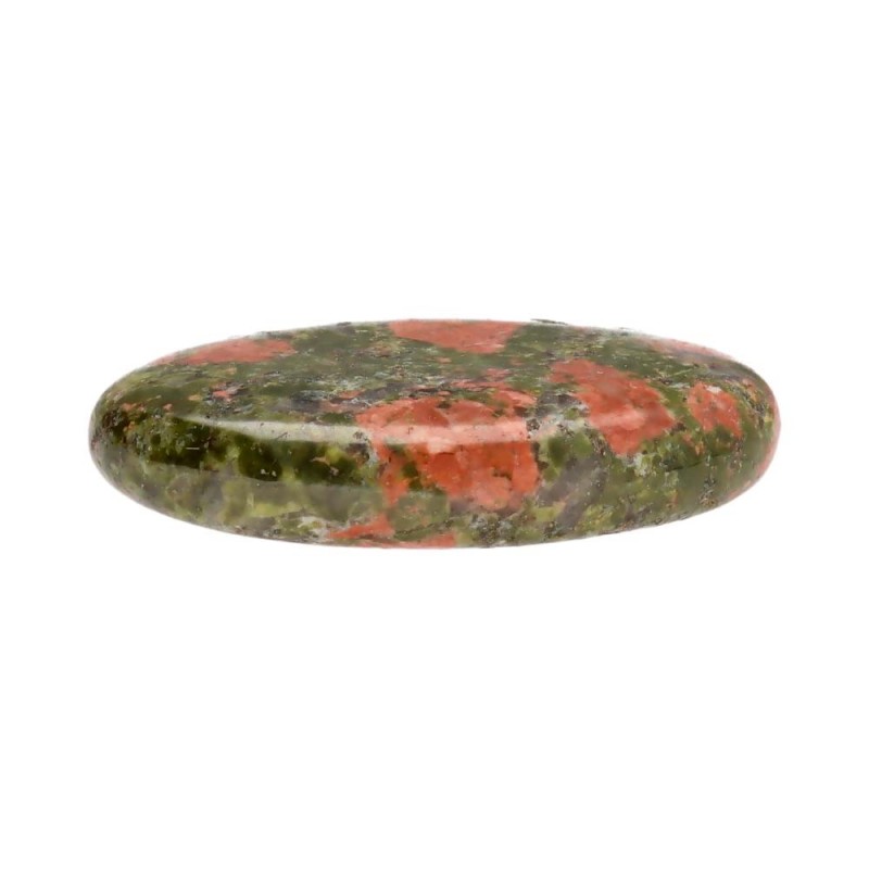 Ciottolo piatto di diaspro unakita