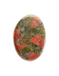 Pietra piatta di jaspe unakite