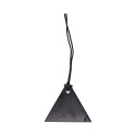 Pingente triangular masculino Shungit