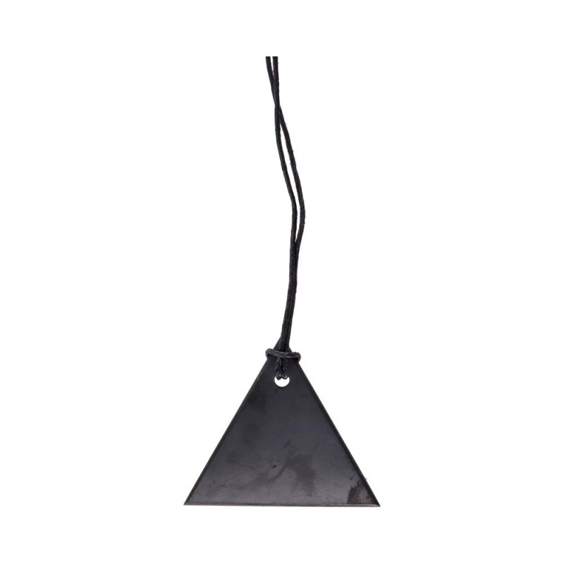 Ciondolo di shungite Triangolo Maschile