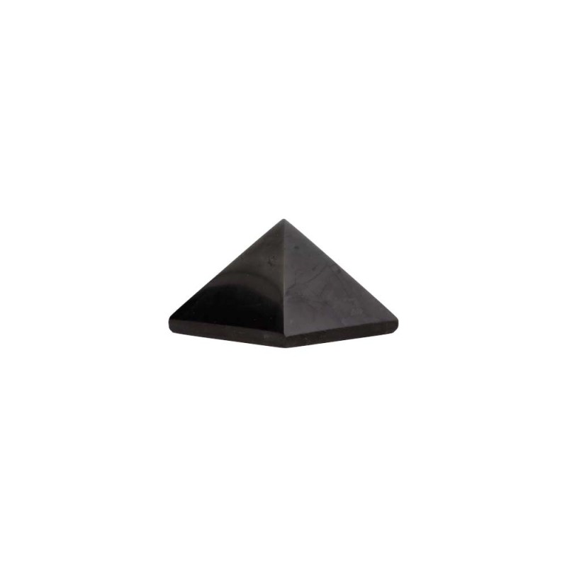 Piramide di Shungite Brillante 5x5cm