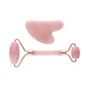 Pacote massageador de quartzo rosa