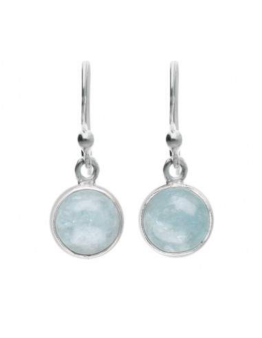 Set cerchio di acquamarina in argento...