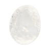 Ciottolo piatto di quarzo bianco