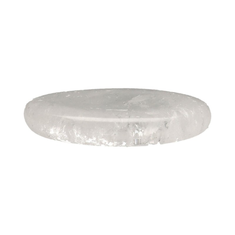 Ciottolo piatto di quarzo bianco