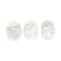 Quartz Blanc Plat Bombé