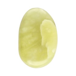 Ciottolo piatto di diaspro limone