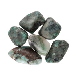 Smeraldi levigati, qualità extra, 5 x 4 cm