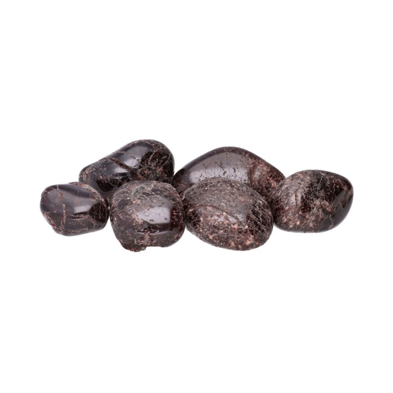 Pietre levigate di granato 5x4 cm (Confezione 250 g)