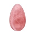 Uovo Yoni Medio in Quarzo Rosa