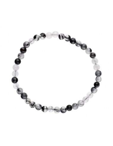 Bracciale in quarzo turmalinato 4mm