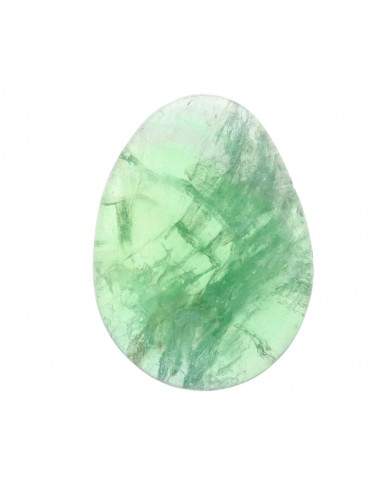 Rodato Piatto di Fluorite Verde
