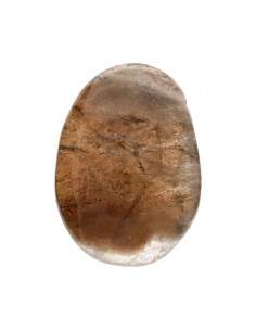 Flat Smoky Quartz Rhodium...