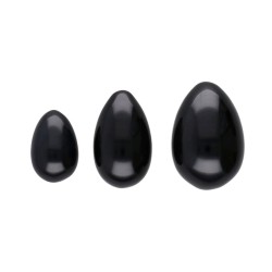 Uovo Yoni Piccolo in Obsidiana