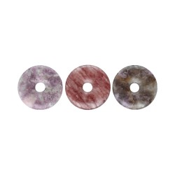 Petit donut de mica lépidolite