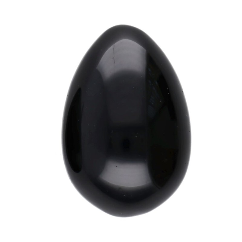 Uovo Yoni Grande in Obsidiana