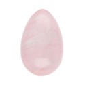 Pequeno Ovo yoni de quartzo rosa