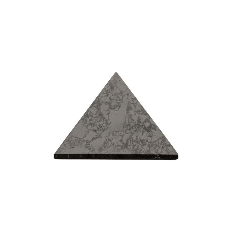 Piramide di Shungite Grande Lucidata Brillante di 10x10cm