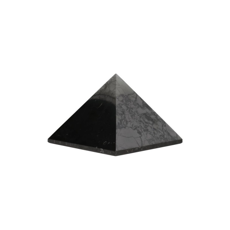 Piramide di Shungite Grande Lucidata Brillante di 10x10cm
