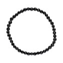 Bracciale Facettato in Tormalina Nera 4mm