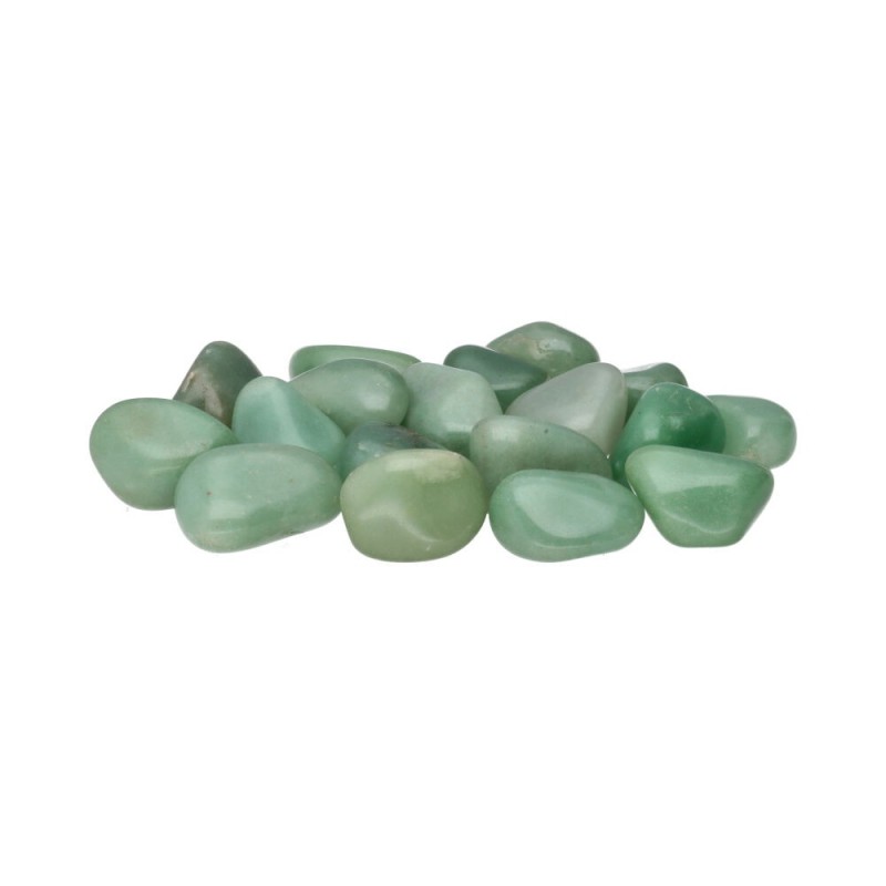 Pietre levigate di quarzo verde 2 x 1 cm (Confezione 250 g)