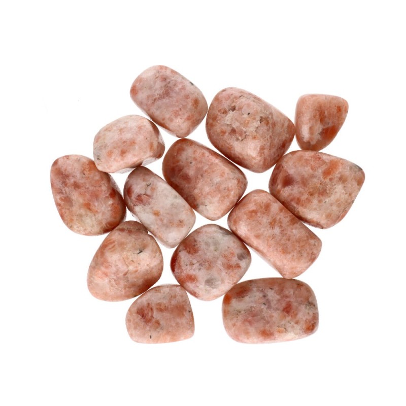 Pietre levigate di Pietra del Sole - Oligoclasio (Confezione 250 g)