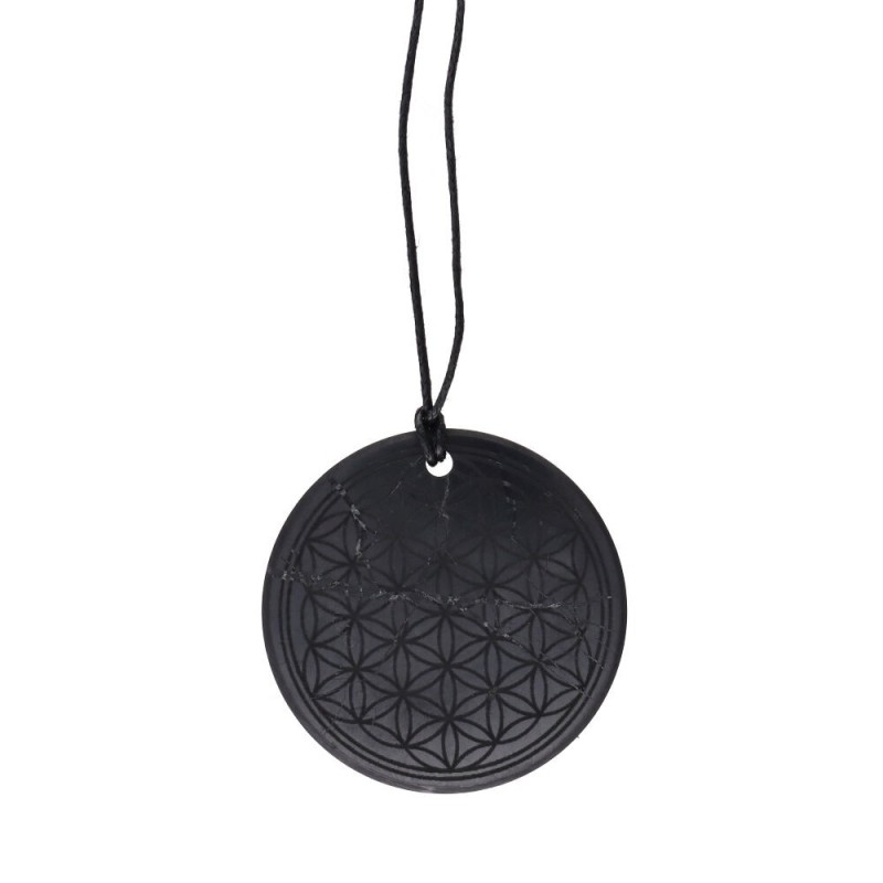 Collana in Shungite Fiore della Vita Grande