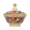 Grande Censer de Bronze com Gravuras coloridas (INB-523)