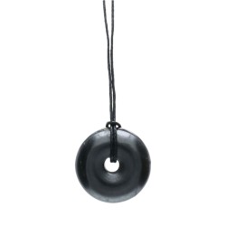 Ciondolo a forma di Donut Piccolo in Shungite
