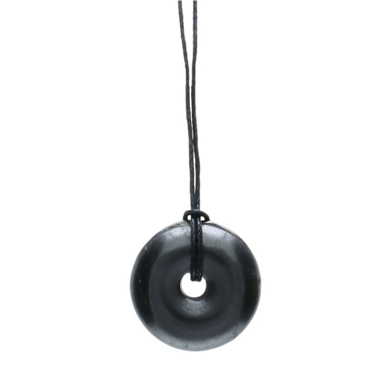 Ciondolo a forma di Donut Piccolo in Shungite