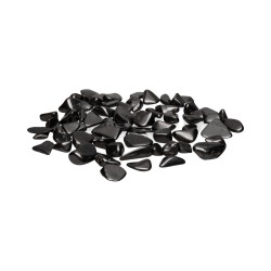 Mini Rodati di Shungite Brillante 1x1cm (Confezione 250gr)