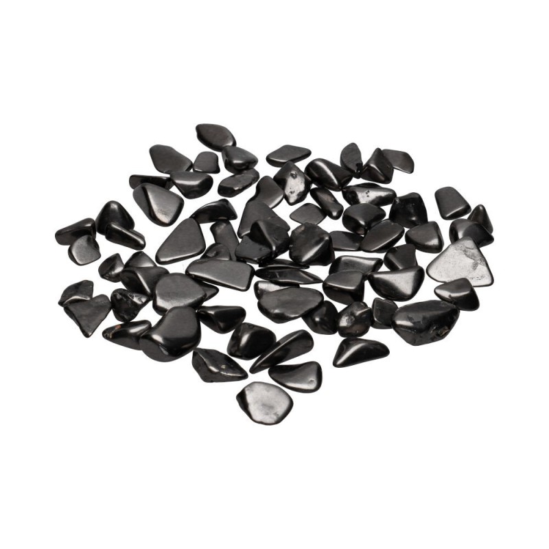 Mini Rodati di Shungite Brillante 1x1cm (Confezione 250gr)