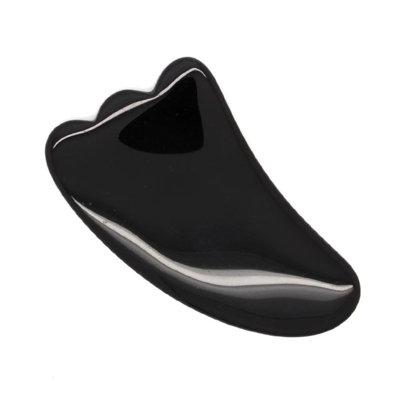 Massaggiatore Gua Sha in Obsidiana