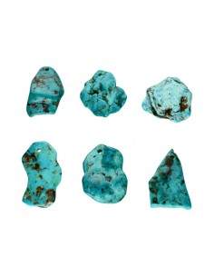 Pierced Natural Turquoise...